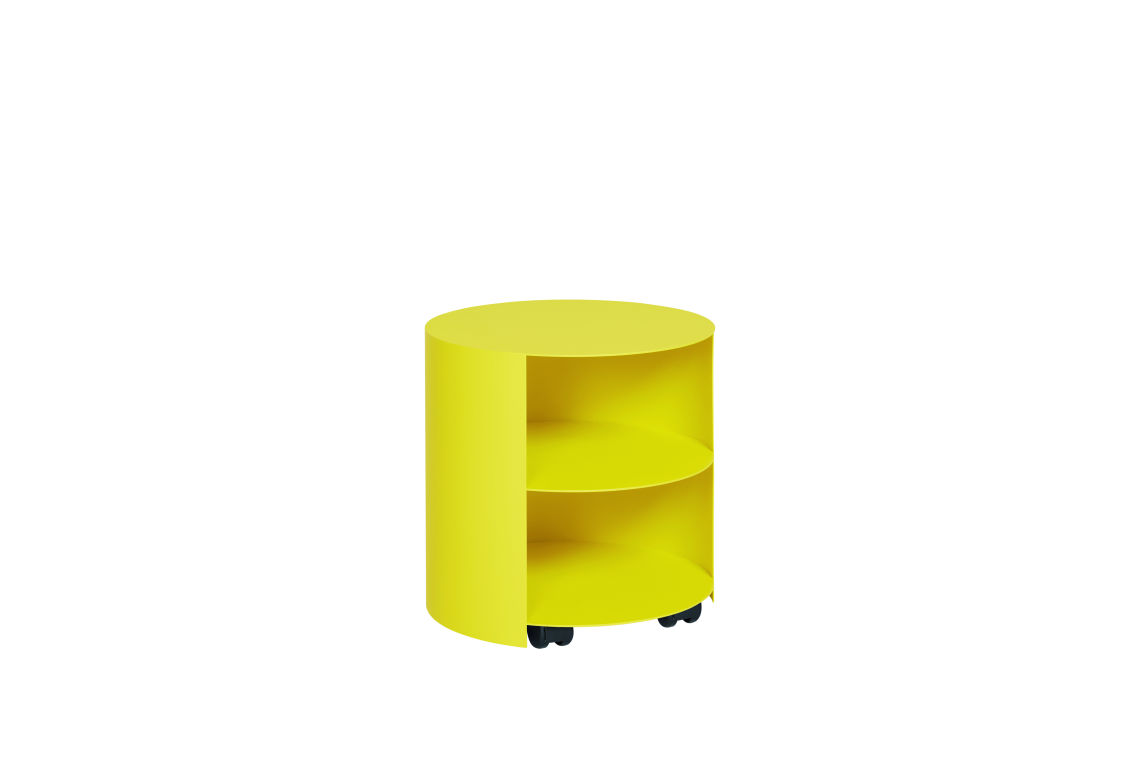 Hide Side Table, Sulfur Yellow, Art. no. 30557 (image 1)