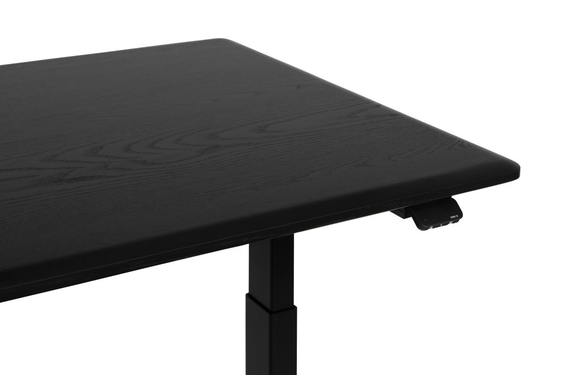 Alle Desk Height-adjustable Desk 140 cm / 55 in (UK), Black Oak, Art. no. 20217 (image 7)