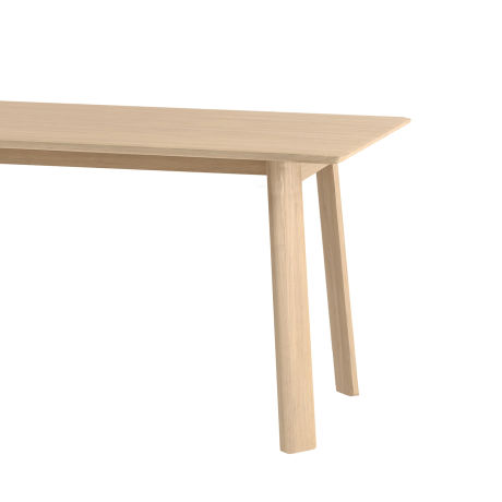 Alle Table Table 220 cm / 86.6 in, Natural Oak