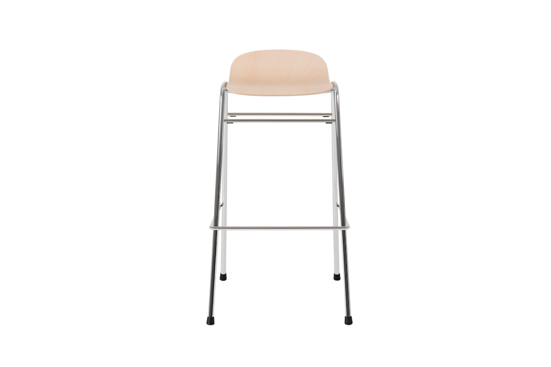 Touchwood Bar Stool, Beech / Chrome, Art. no. 20176 (image 2)