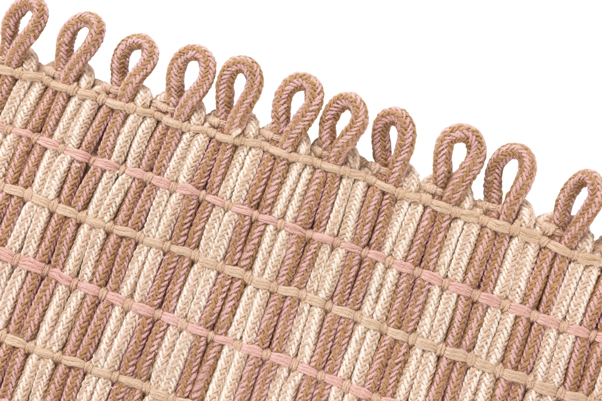 Rope Rug Large, Rose Quartz — Hem