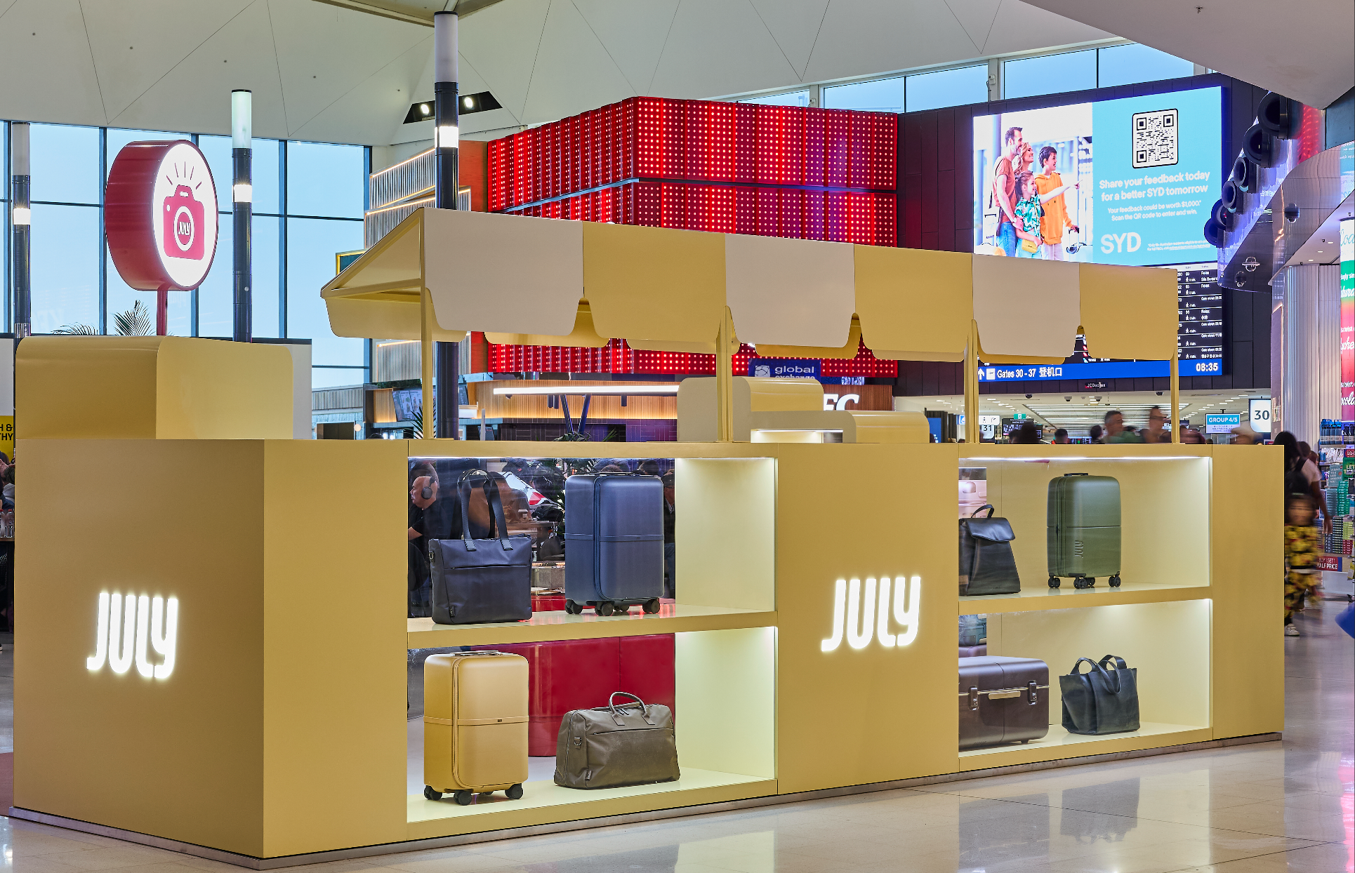 July Outlet July Pops Up at Sydney Airport