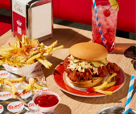 Slim's Quality Burger Mobile Splash