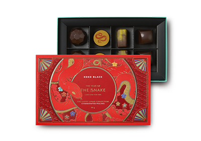 Koko Black Lunar New Year Giftbox 8 Piece Praline Collection