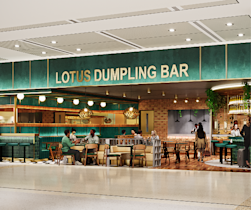 Lotus Dumpling Bar Brand Tile