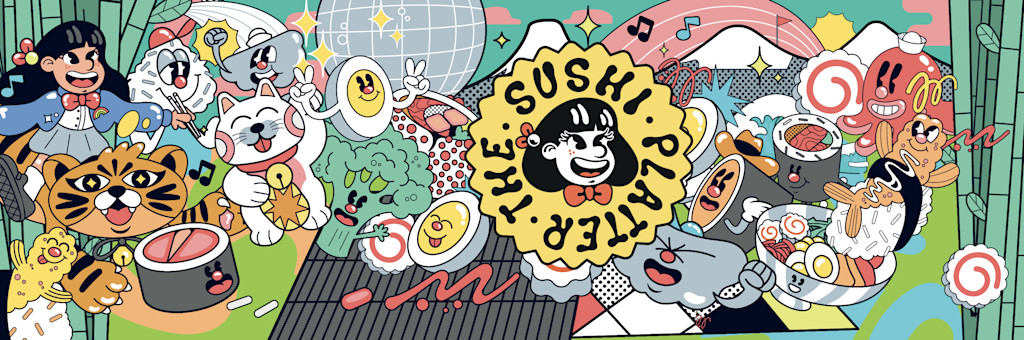 Sushi Platter Desktop Splash