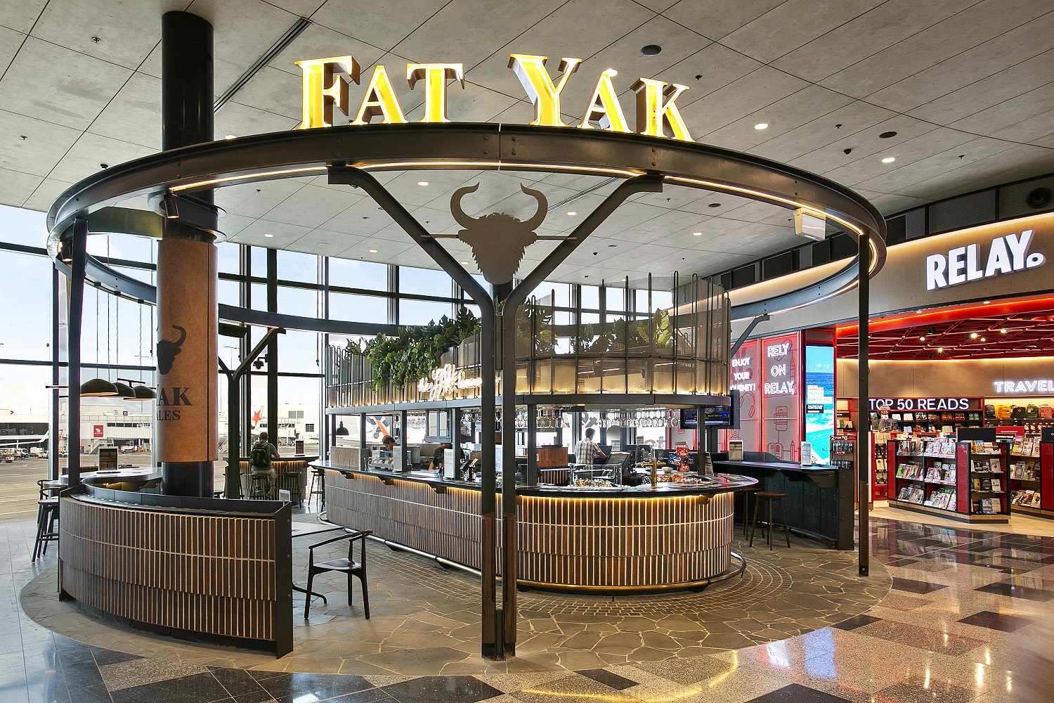New Fat Yak bar concept at Sydney AIrport's T2