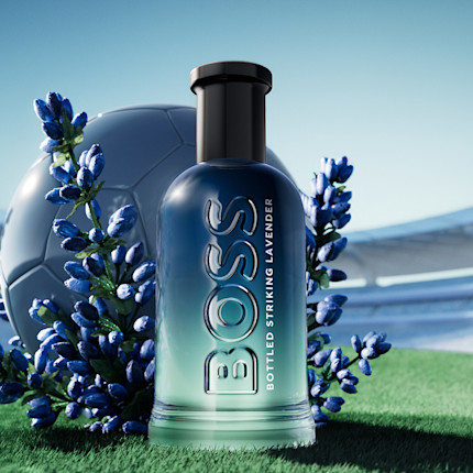 BOSS Bottled Striking Lavender A NEW STATEMENT OF FRESHNESS, OVERDOSED 