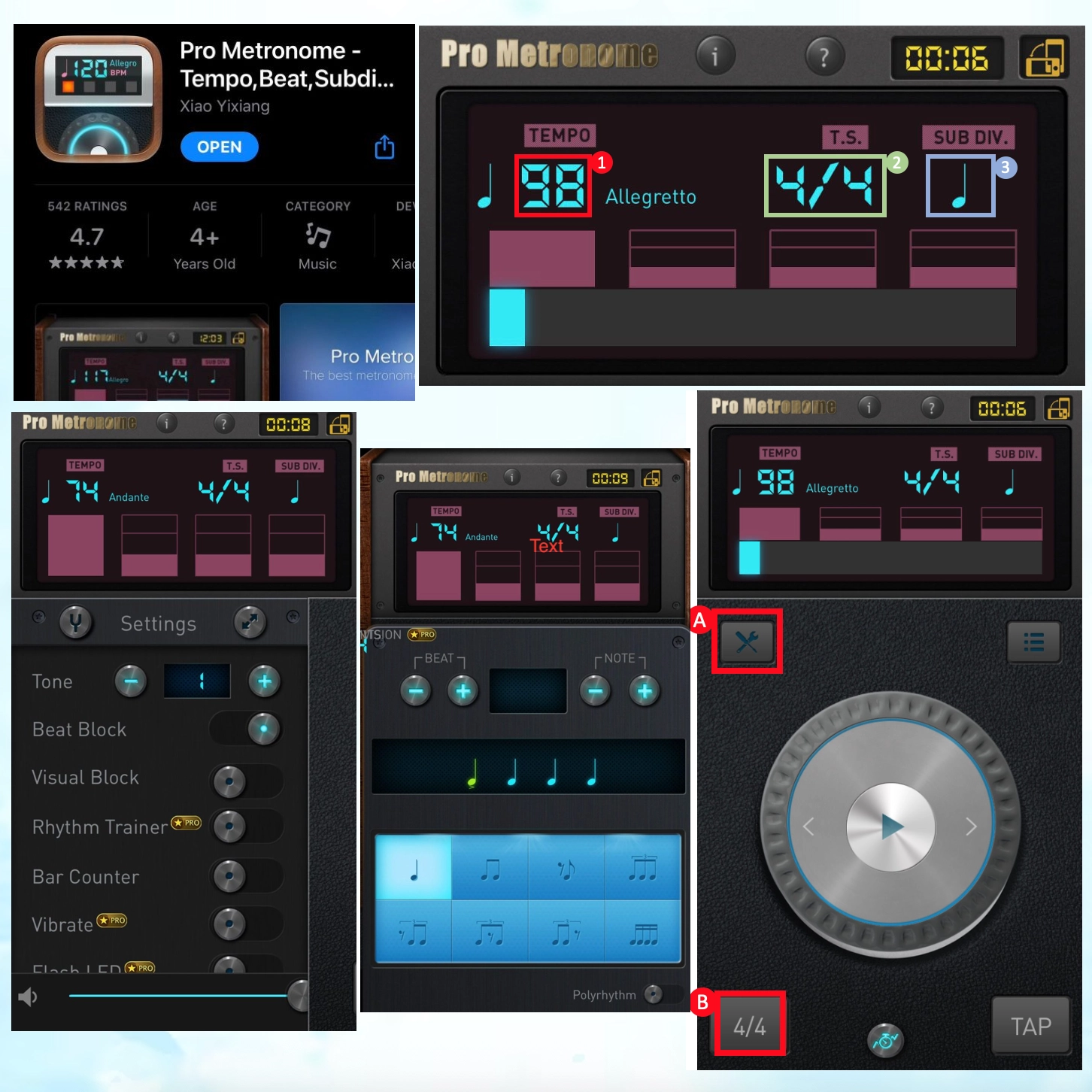 Metronome Note Compan Practicing with a Metronome – Pro Metronome
