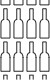 Illustration of 12 wine bottles