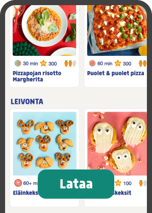 ## Carrot Kitchen sovelluksessa huuuuurjasti lisää kokattavaa!