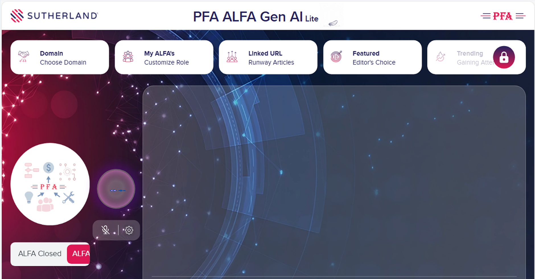 Sutherland ALFA Lite – AI-Powered Chatbot