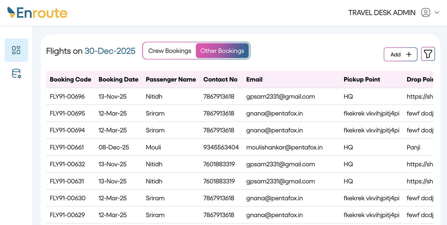 Pentafox Streamlines Crew Cab Booking and Journey Management with the Enroute Platform