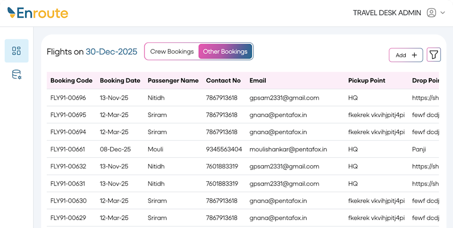 Pentafox Streamlines Crew Cab Booking and Journey Management with the Enroute Platform