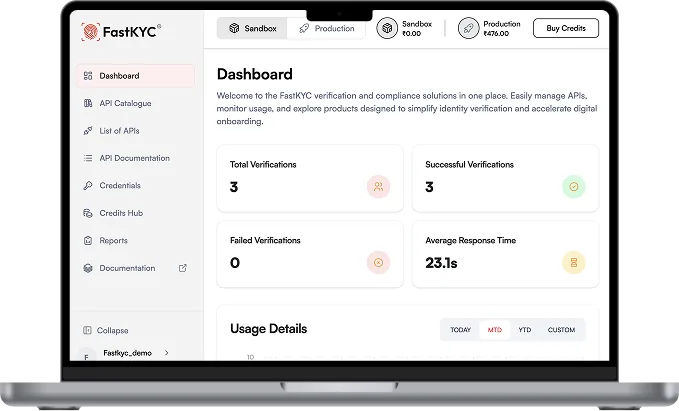 FastKYC – API-Driven Identity Verification Platform