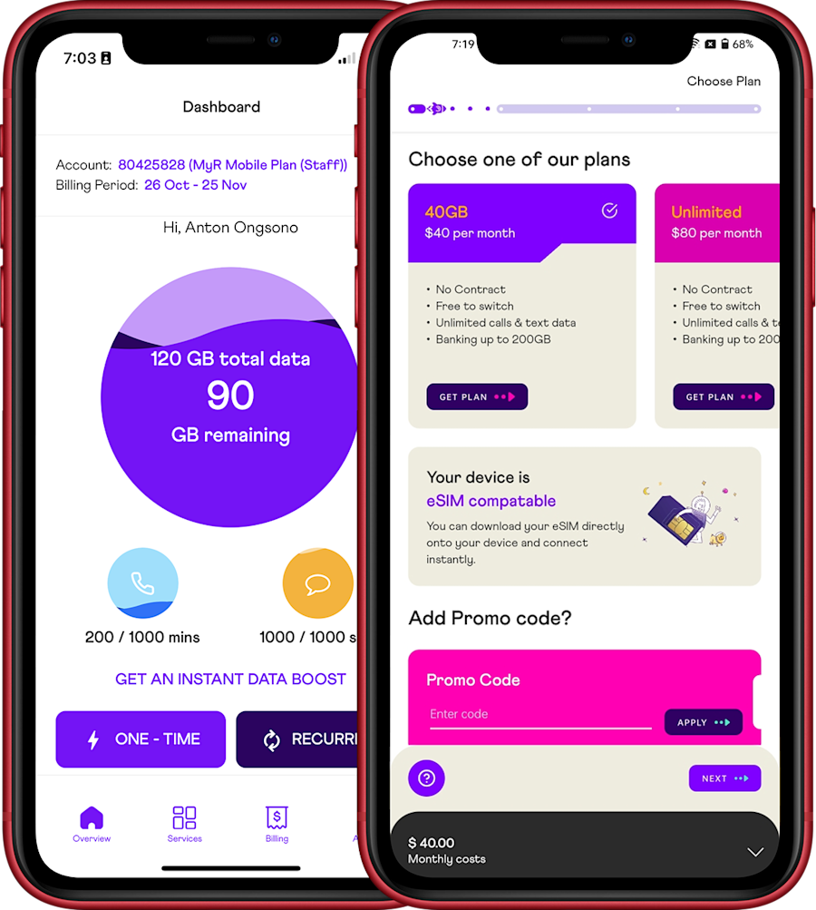 MyRepublic App – Digital Connectivity Experience