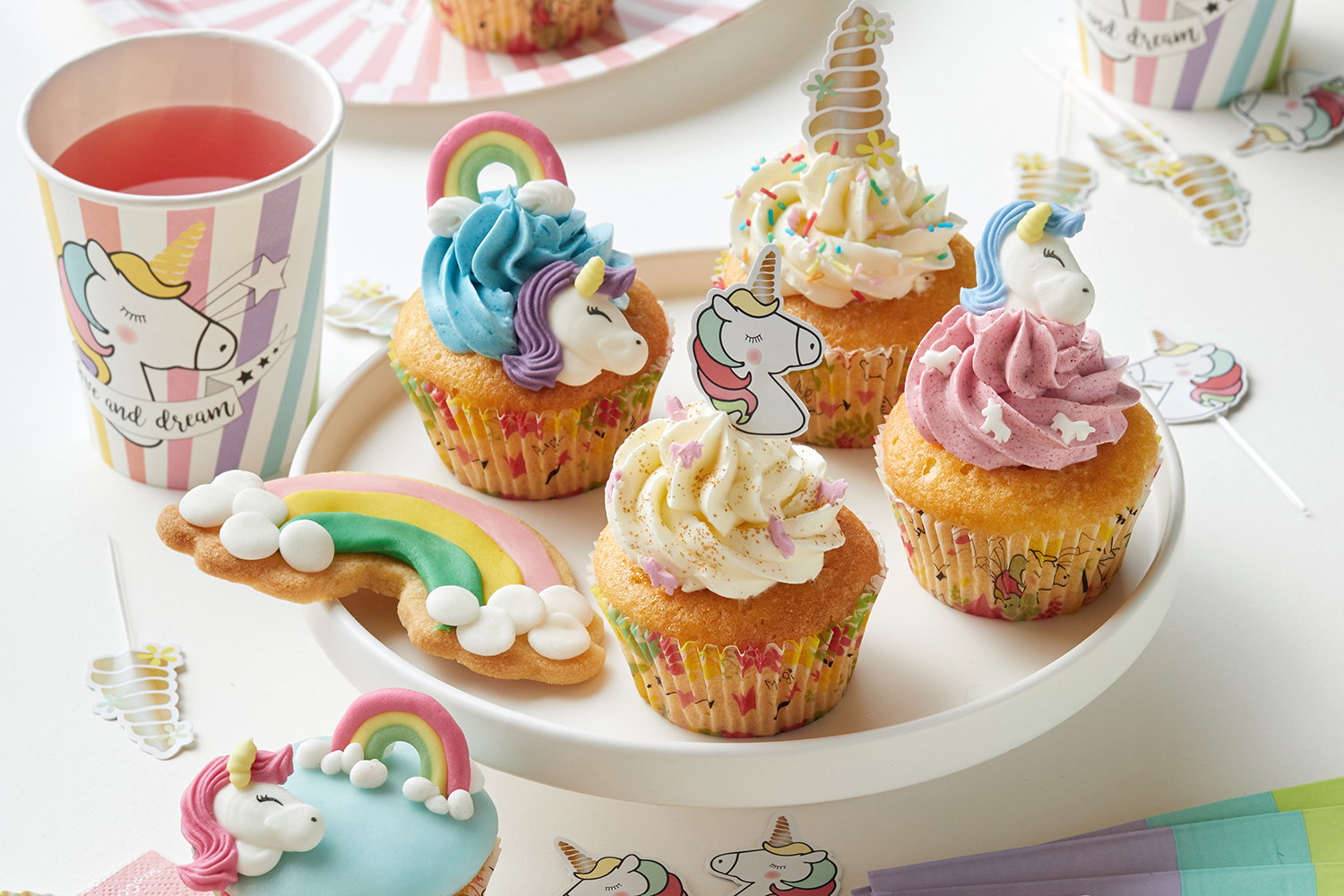 Cupcakes licorne - Aveve
