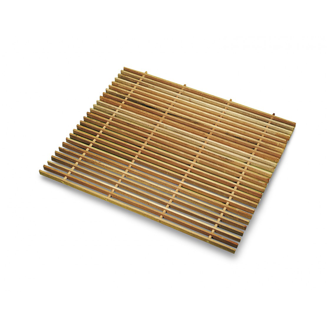 Looprooster Open Natural Granen | Looprooster in hout