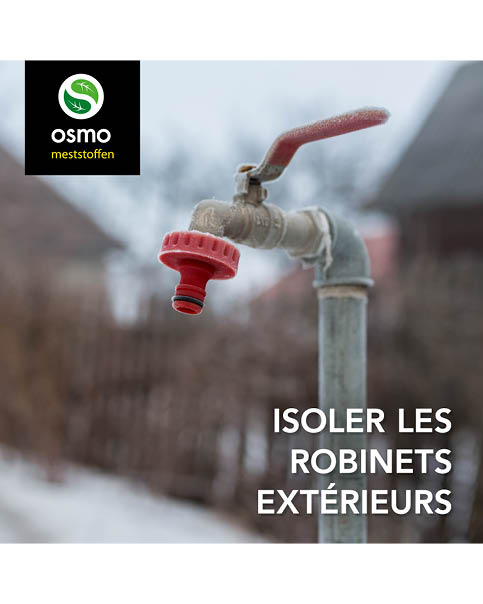 Buitenkranen isoleren