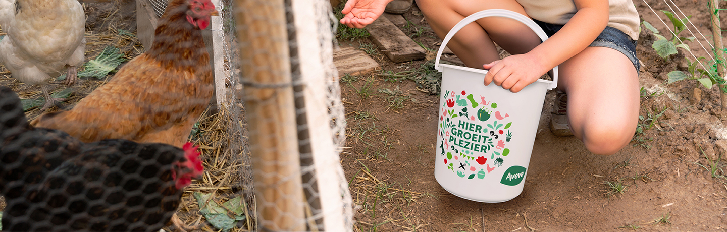 ‘Hier groeit plezier’-emmer - Aveve
