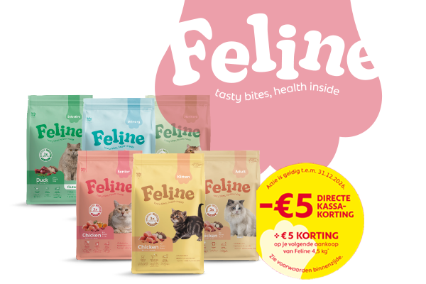 Feline image promo sticker