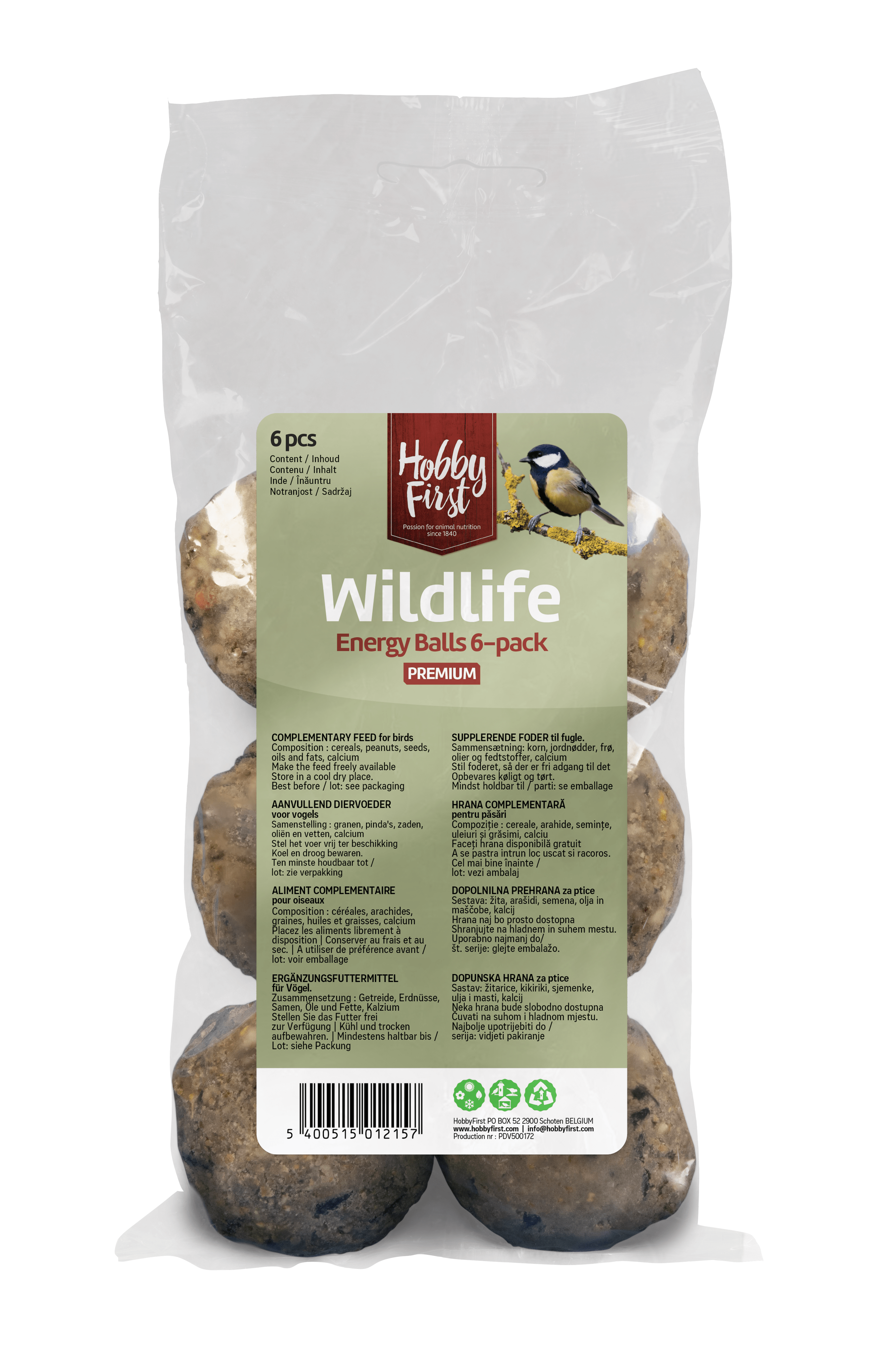 Energy Balls 6-pack packshot