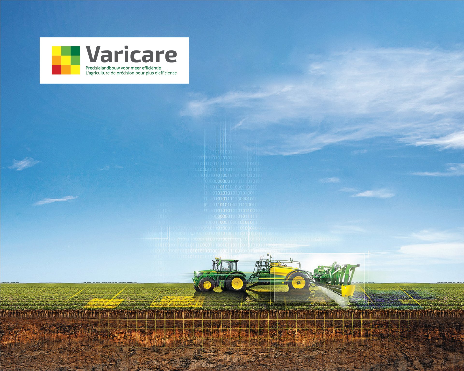 Tracteur John Deere avec le service Varicare