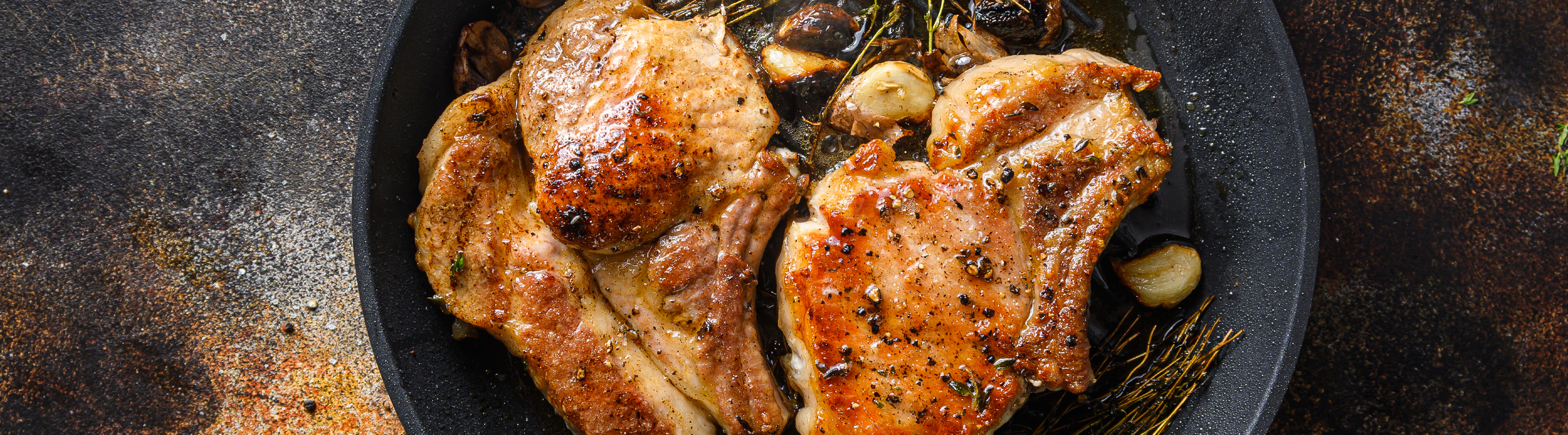 photo of a cutlet in the pan