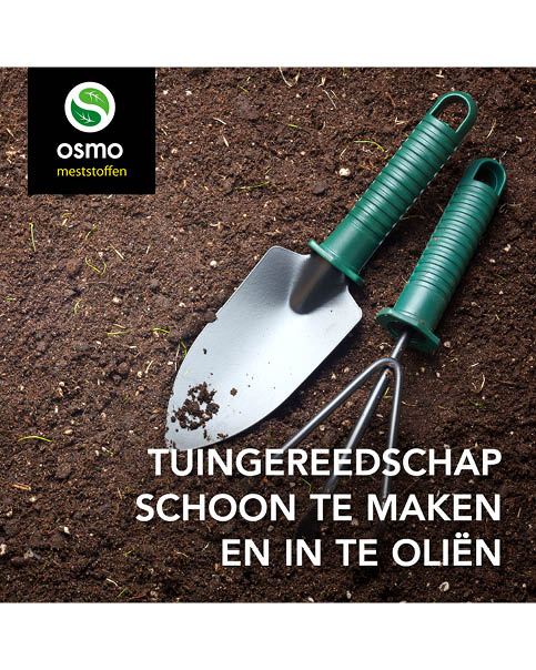 Tuingereedschap schoonmaken