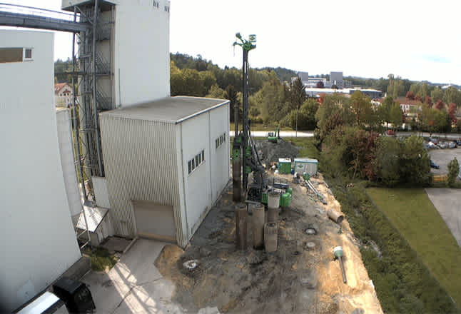 Die Baustelle unseres Werksneubaus am 28. Mai 2021