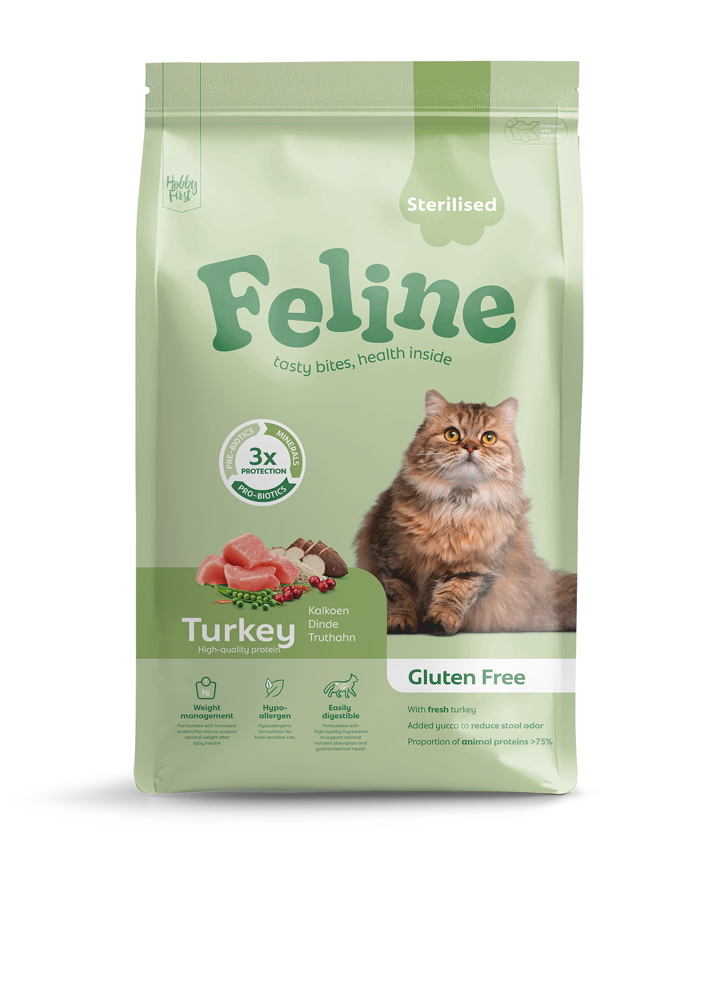 New Feline: HobbyFirst Sterlised Kalkoen