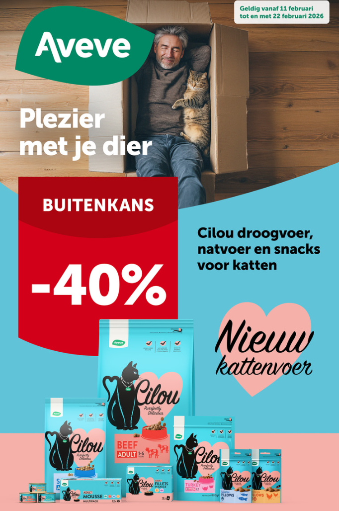 In onze folder ontdek je alle promoties van woensdag 11 februari tot en met zondag 22 februari 2026.