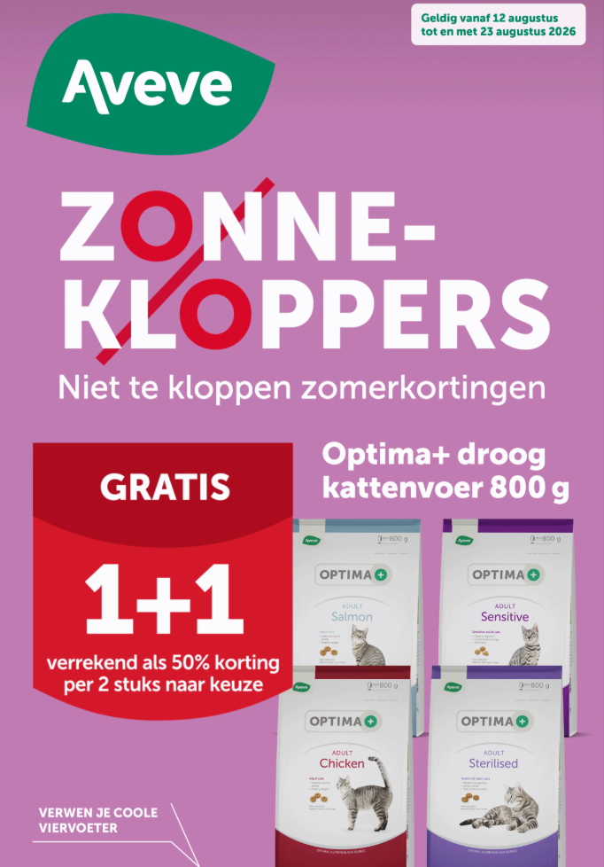 In onze folder ontdek je alle promoties van woensdag 12 augustus tot en met zondag 23 augustus 2026.