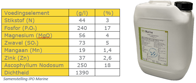 IPO Marine, verzekering voor groei en rendement in granen I&T1