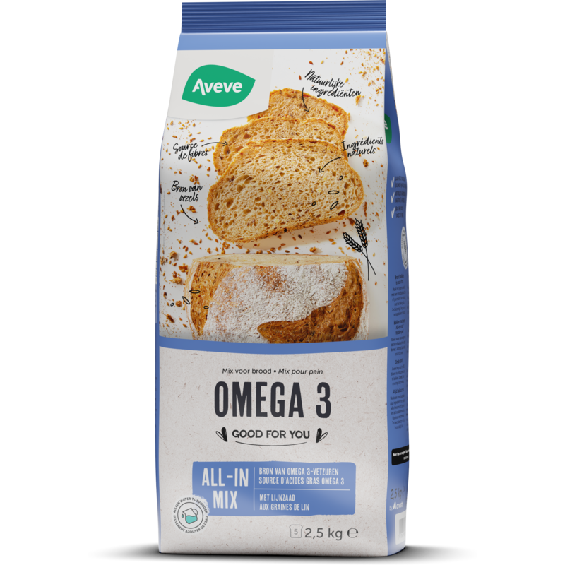 Mix All-in pour pain Omega 3 - Aveve