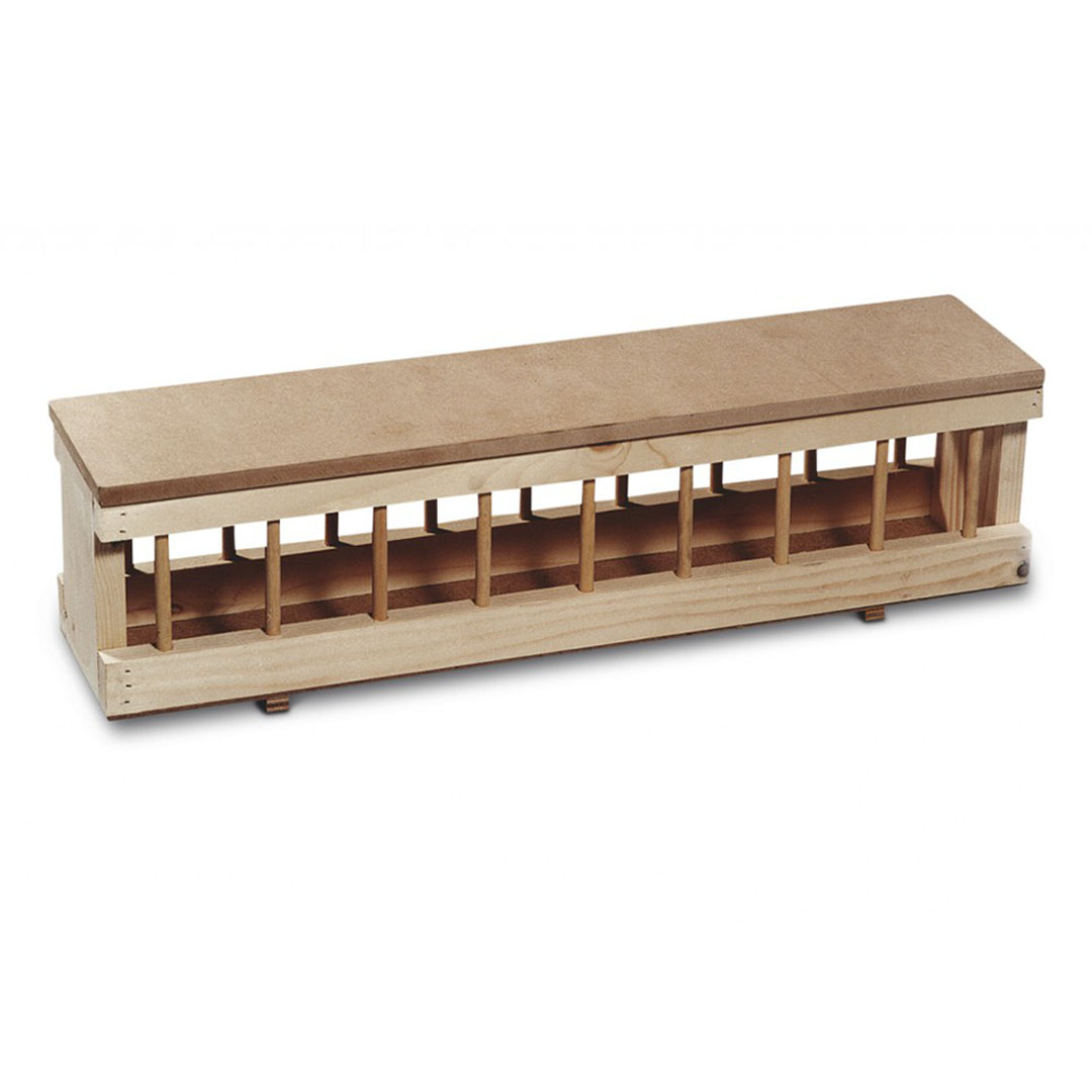 Image eetbak hout plat deksel