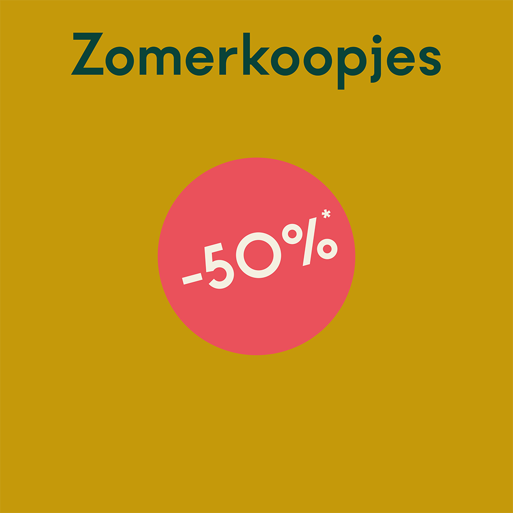Zomerkoopjes: -50% op geselecteerde items