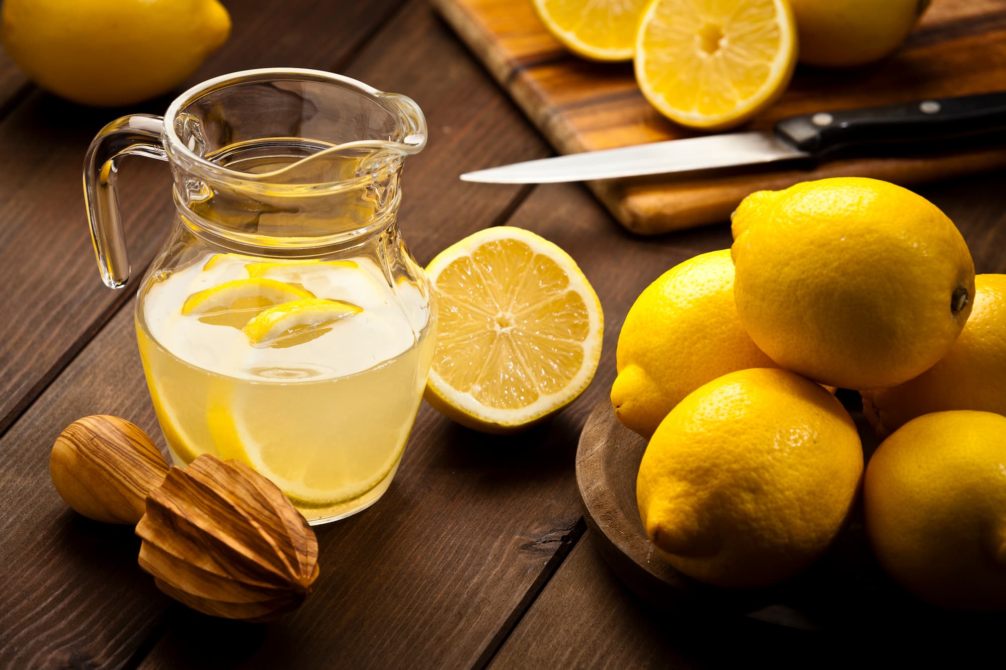 Carafe d’eau citronnée – Aveve