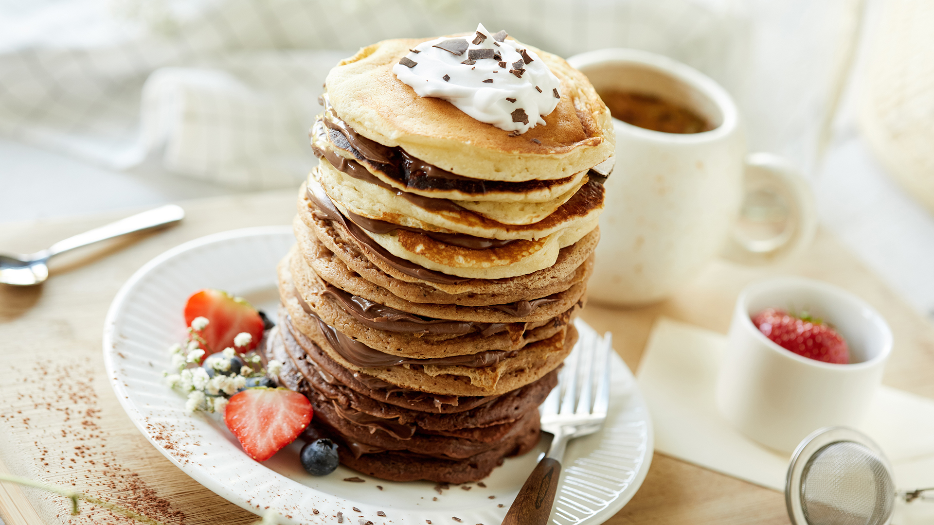 Ombre pannenkoekentaart