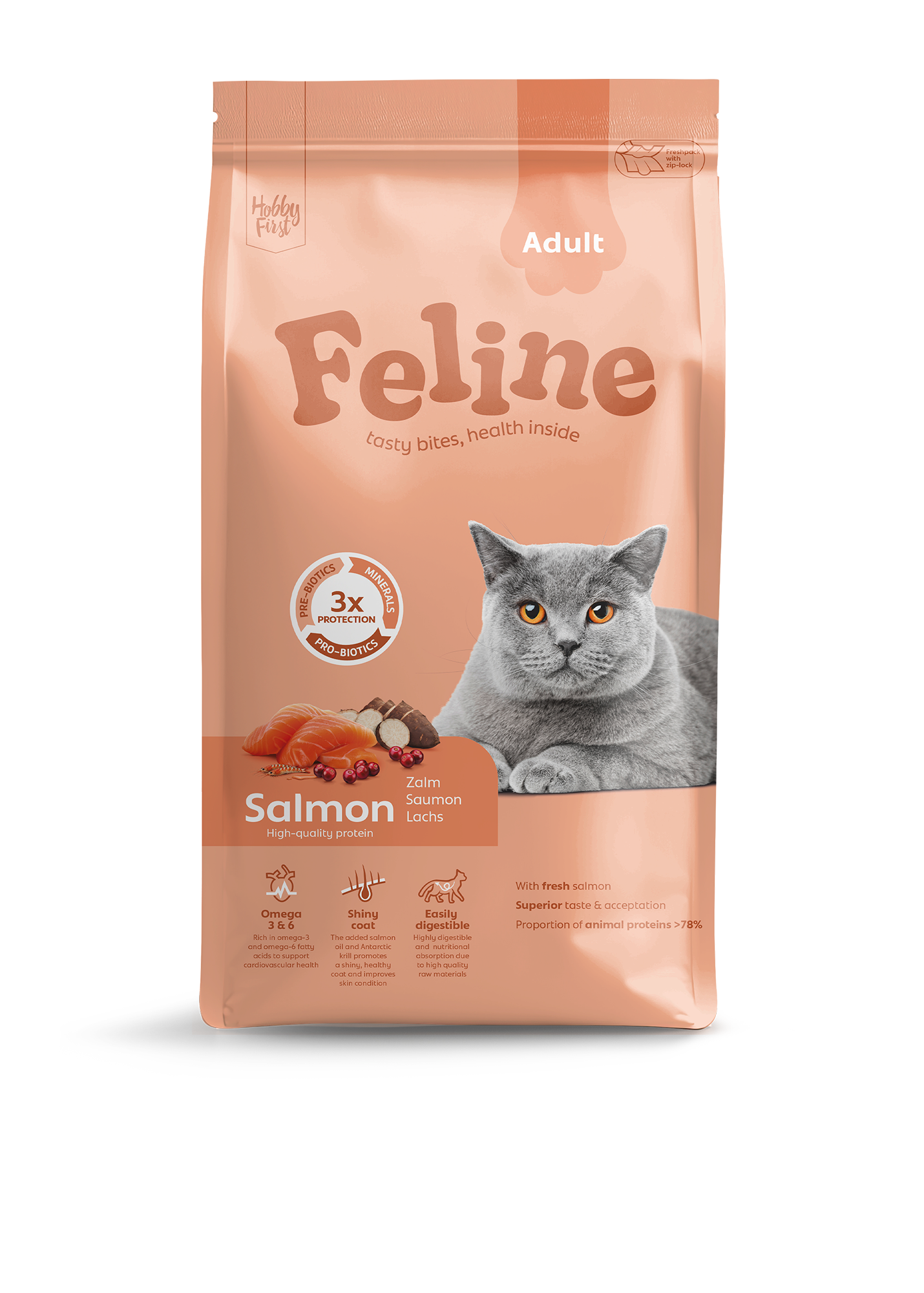New Feline: HobbyFirst Adult Salmon