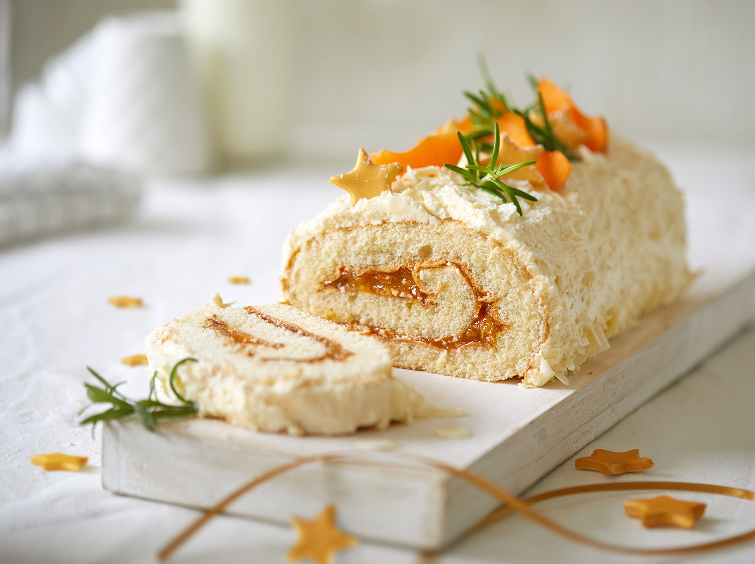 Opgerolde kerststronk