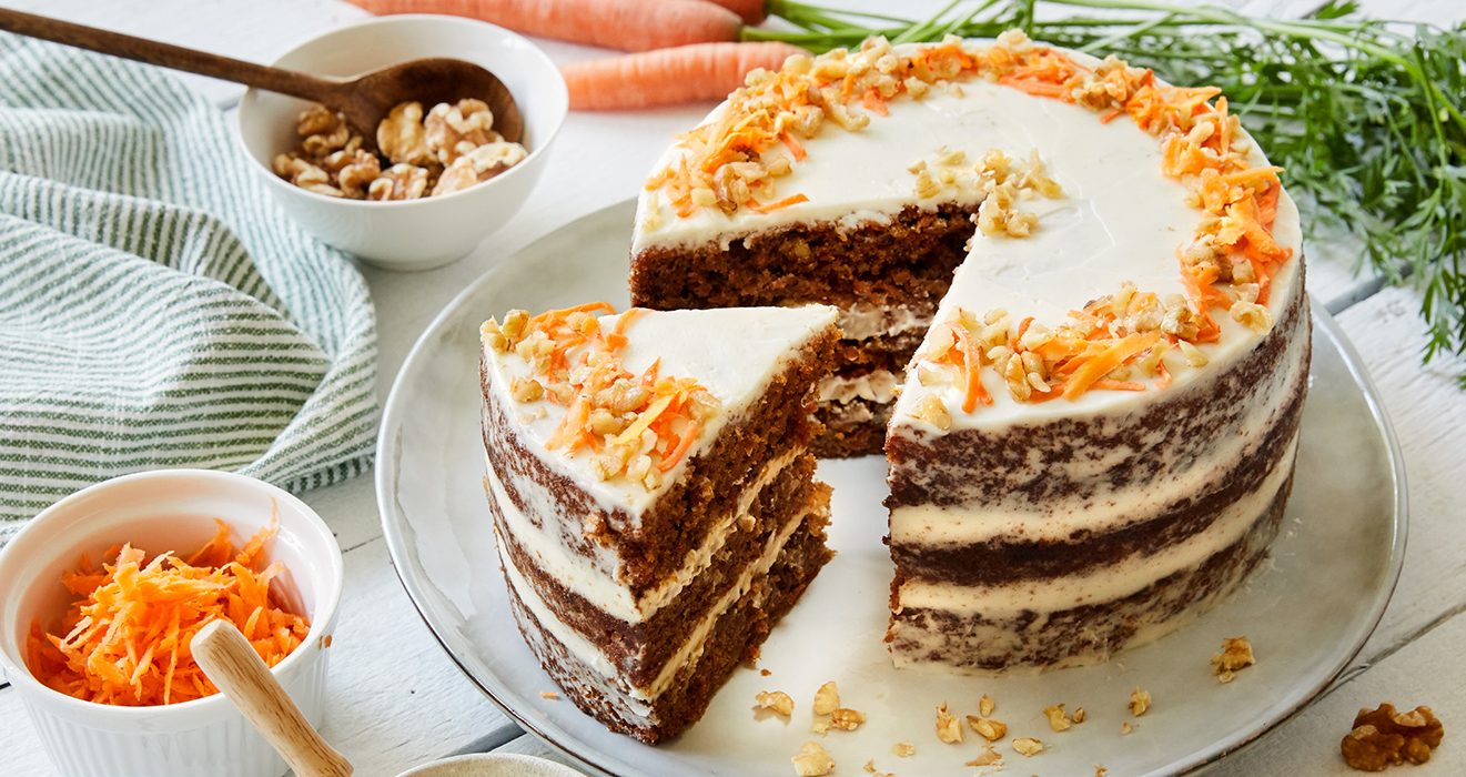 Carrot cake et glaçage au cream cheese - Aveve
