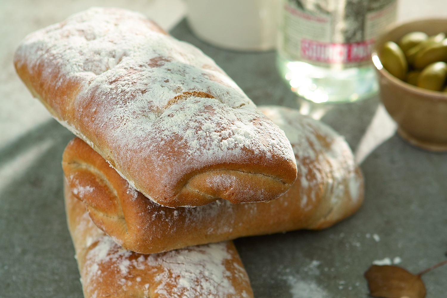 Petits pains ciabatta