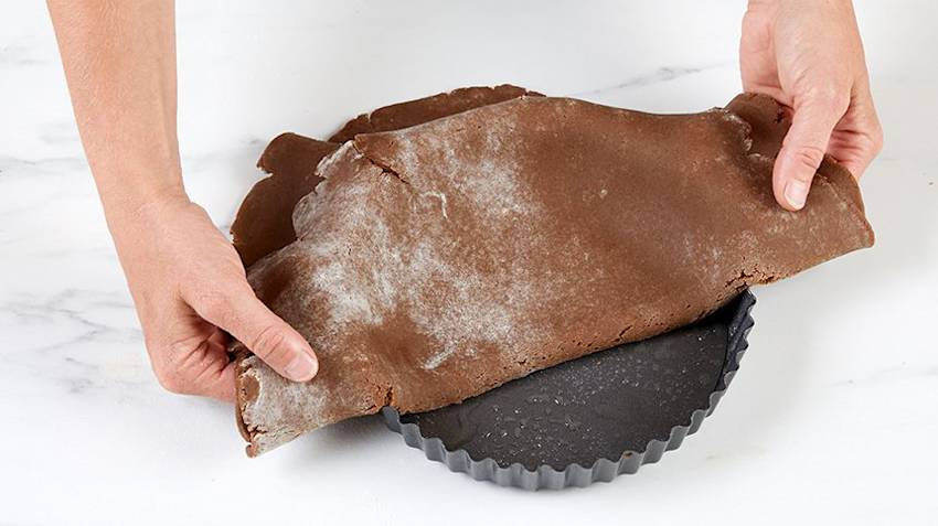 Stappenfoto Gevulde speculaastaart_stap 4