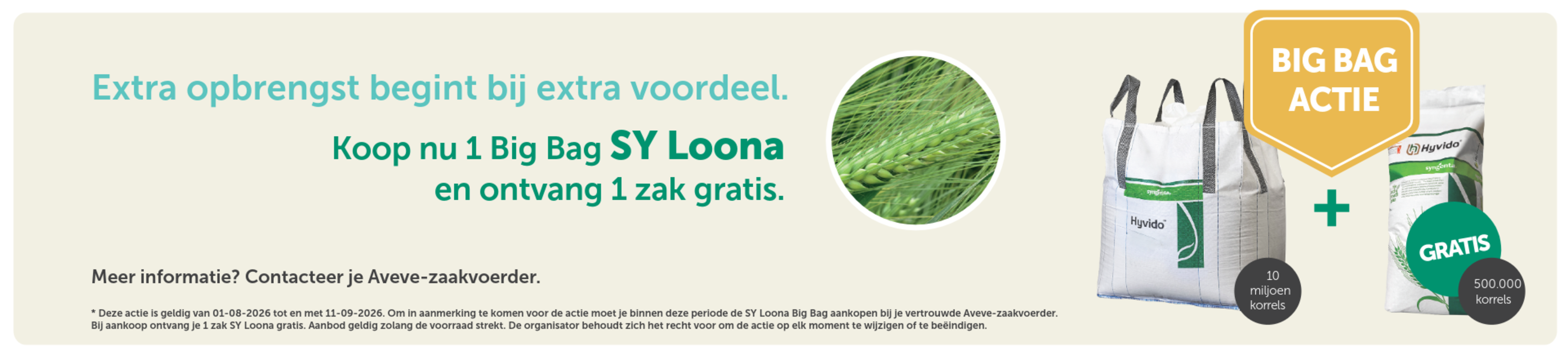 Actie gerst Hybride 2026