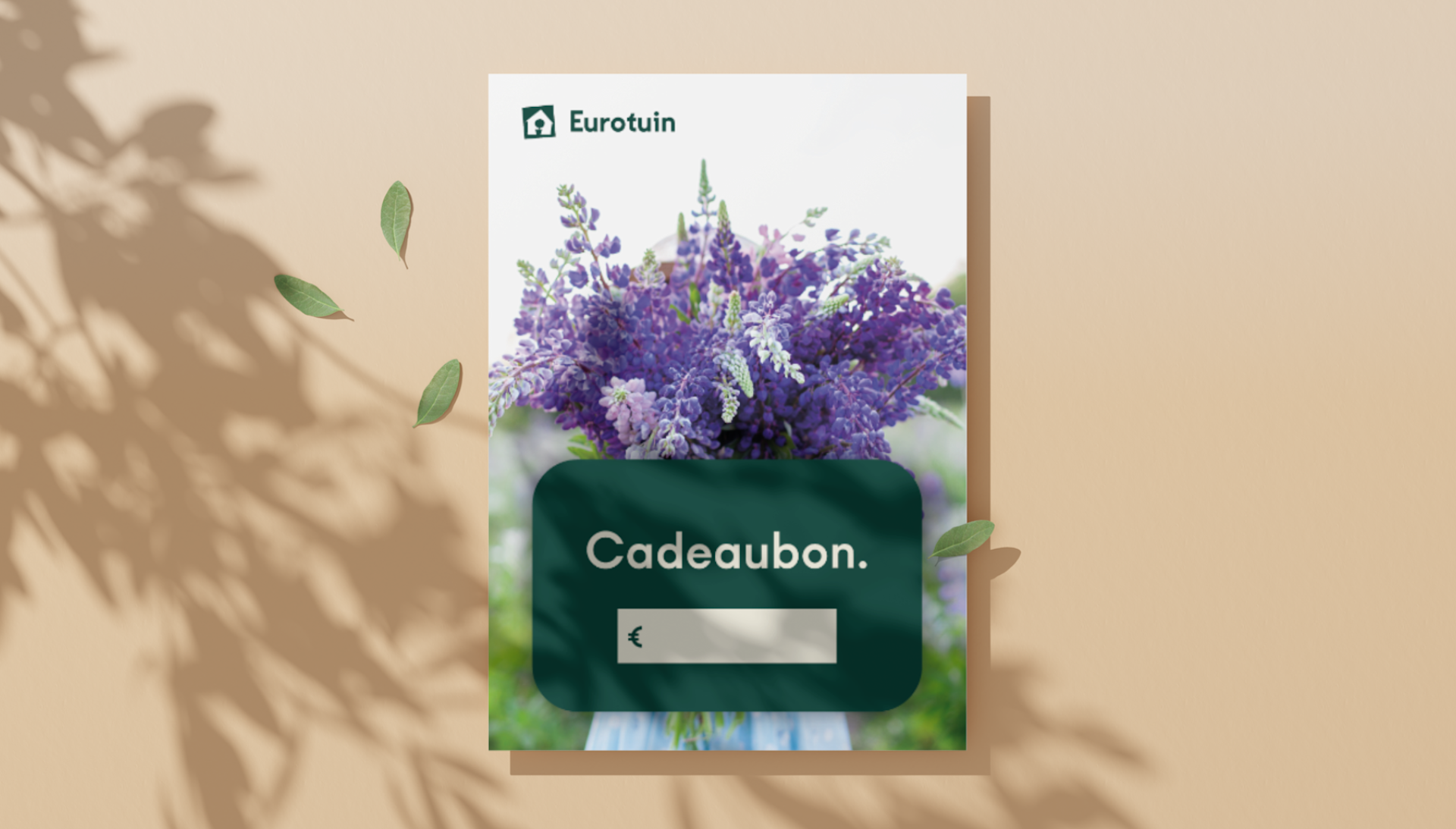 Geef een moment van plezier met de Eurotuin Cadeaubon