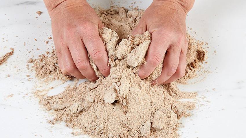 Stappenfoto Gevulde speculaastaart_stap 1