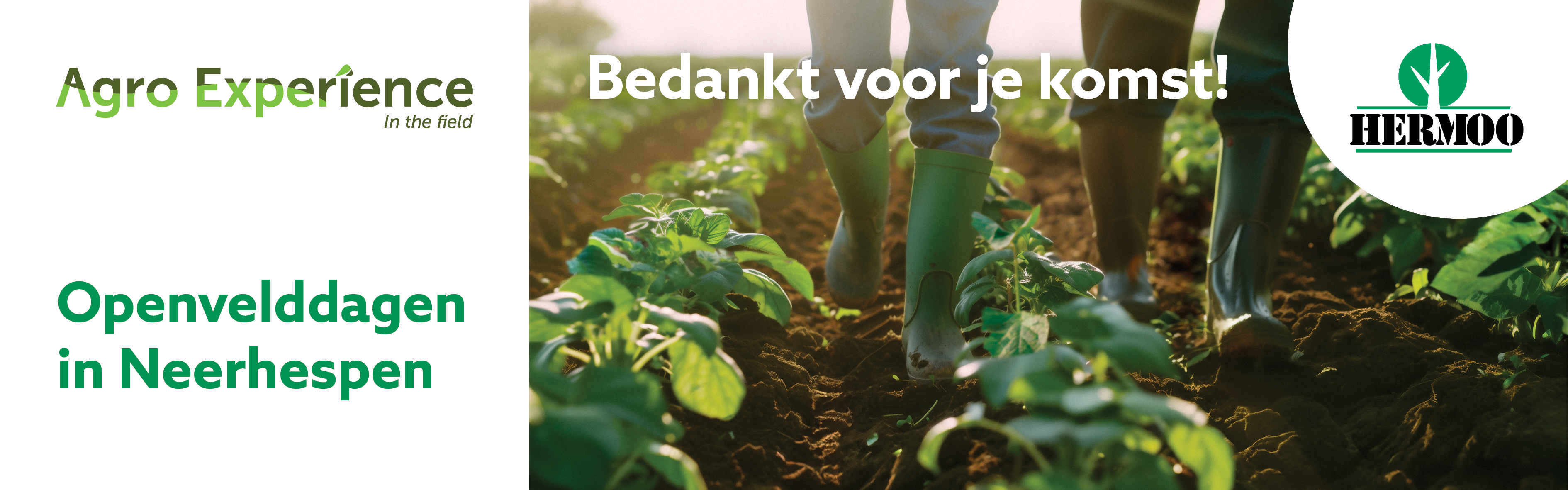 Agro Experience thank you page Hermoo