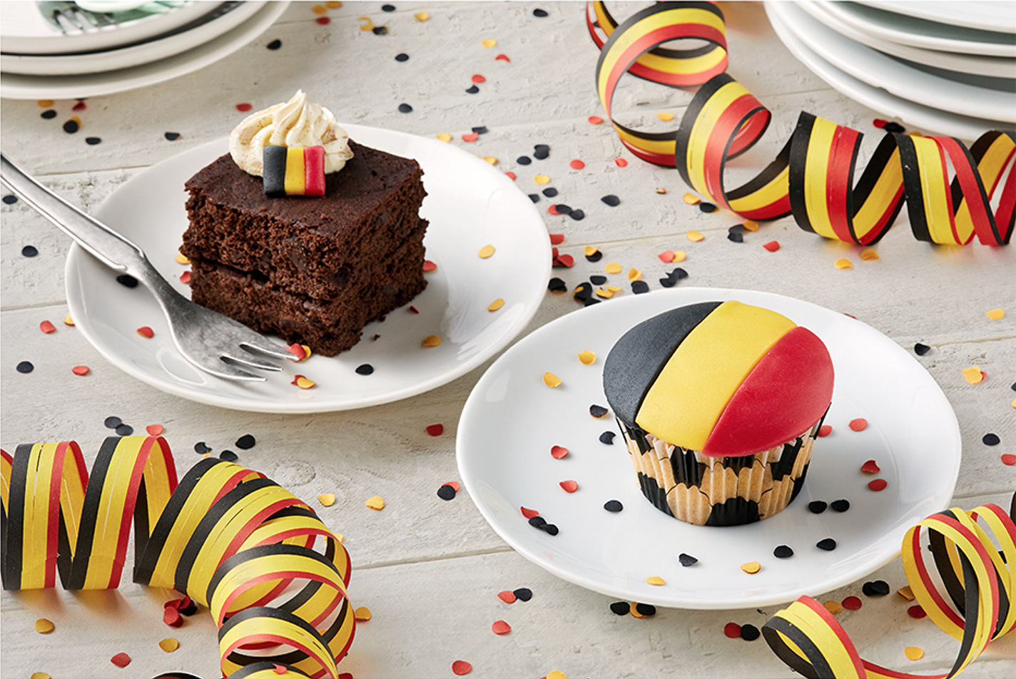 Driekleurcupcakes - Aveve