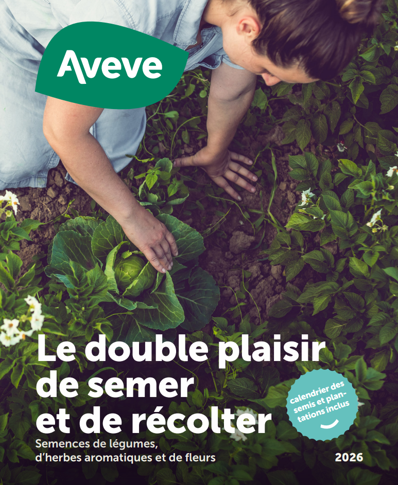 Guide des semences de légumes, d’herbes aromatiques et de fleurs 2025 - Aveve